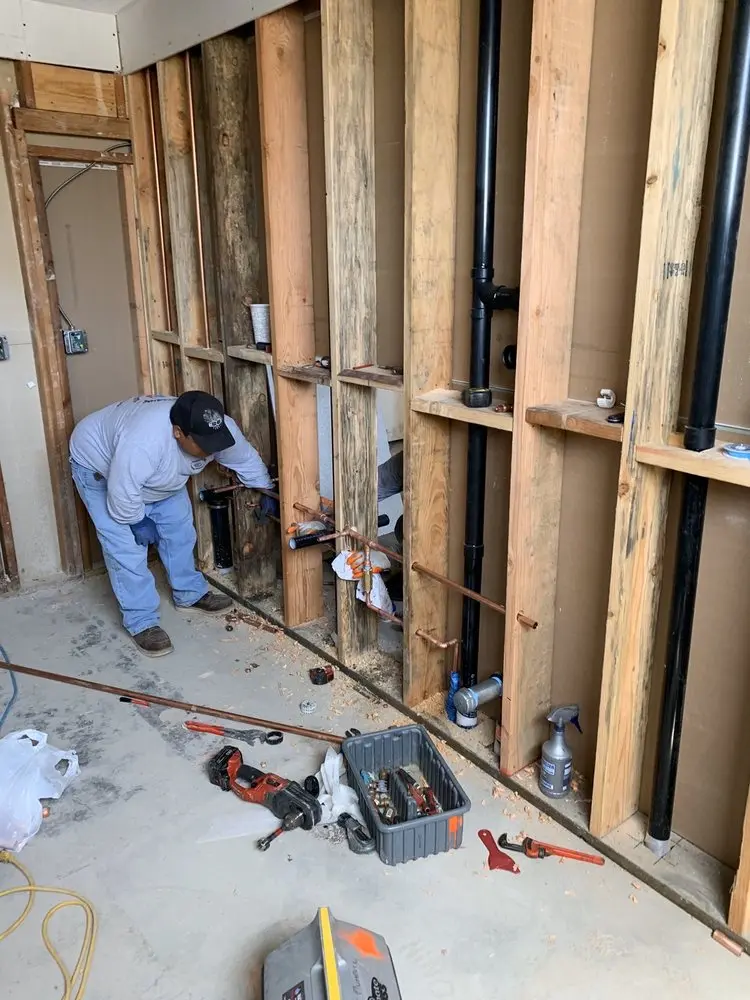Commercial rough-in plumbing for Water Heater Replacement in Embreeville
